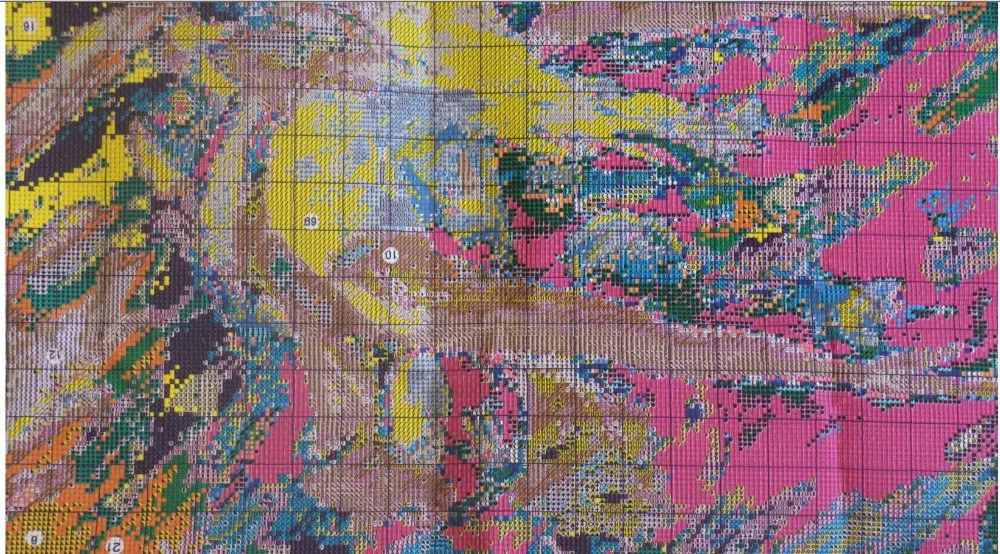 Новые наборы для рукоделия DIY с рисунком из чистого хлопка R нитки наборы для вышивки крестиком олень по потоку