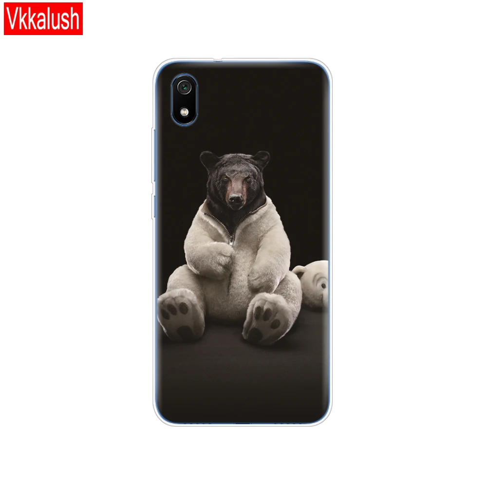 80287 Чехол для Xiaomi redmi 7a чехол s полная защита Мягкий ТПУ силиконовый чехол на заднюю панель для redmi 7 A бампер redmi 7a чехол для телефона с кошкой - Цвет: 80287