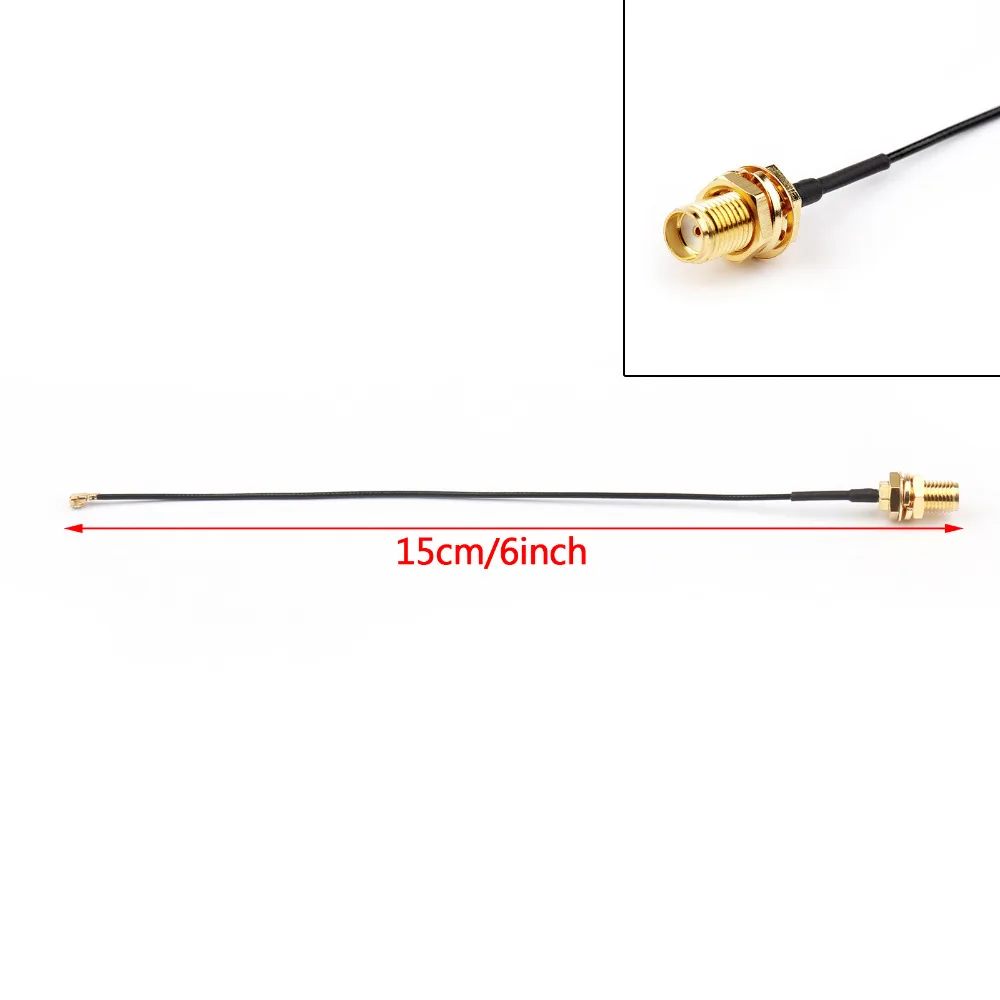 Areyourshop PCI U.FL / IPX к гнездовому кабелю SMA адаптер 1 13 мм коаксиальный отрезок 15 см 1/4