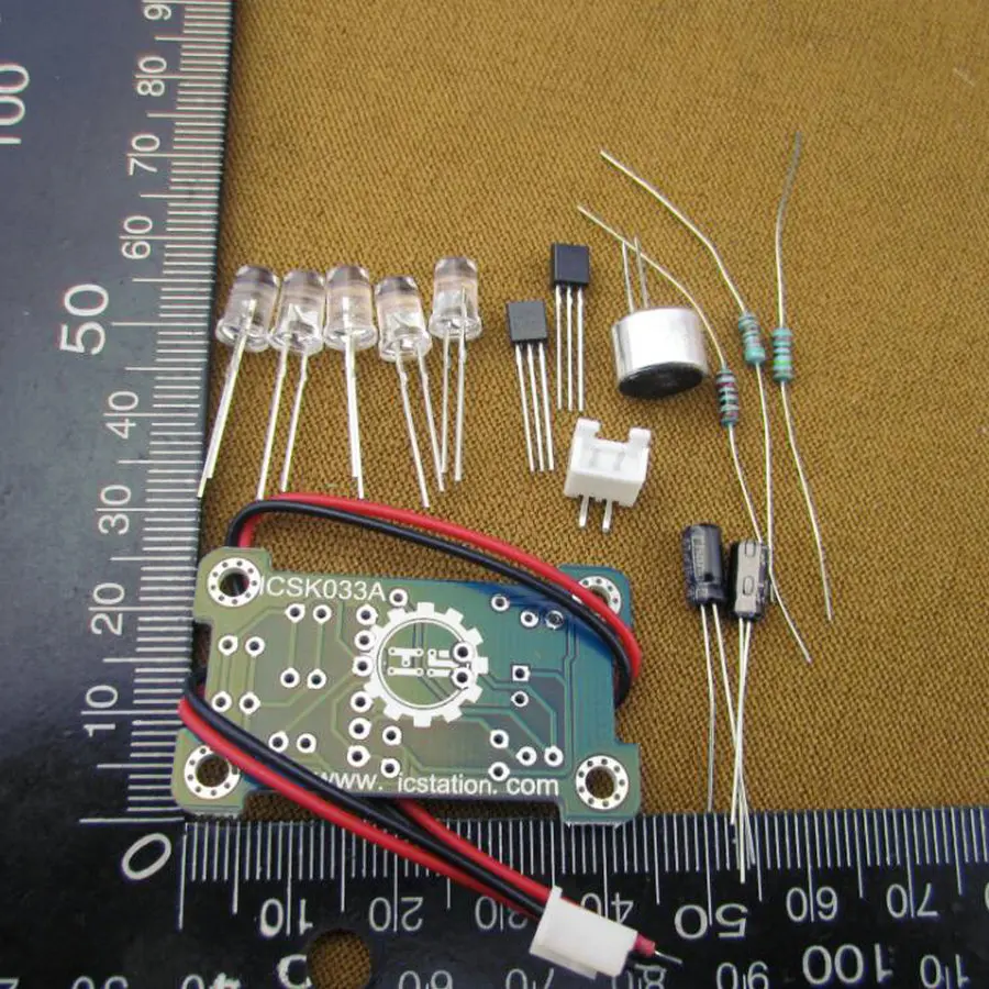 Шт. 1 шт. Звук управление светодио дный LED Мелодия лампы электронного производства