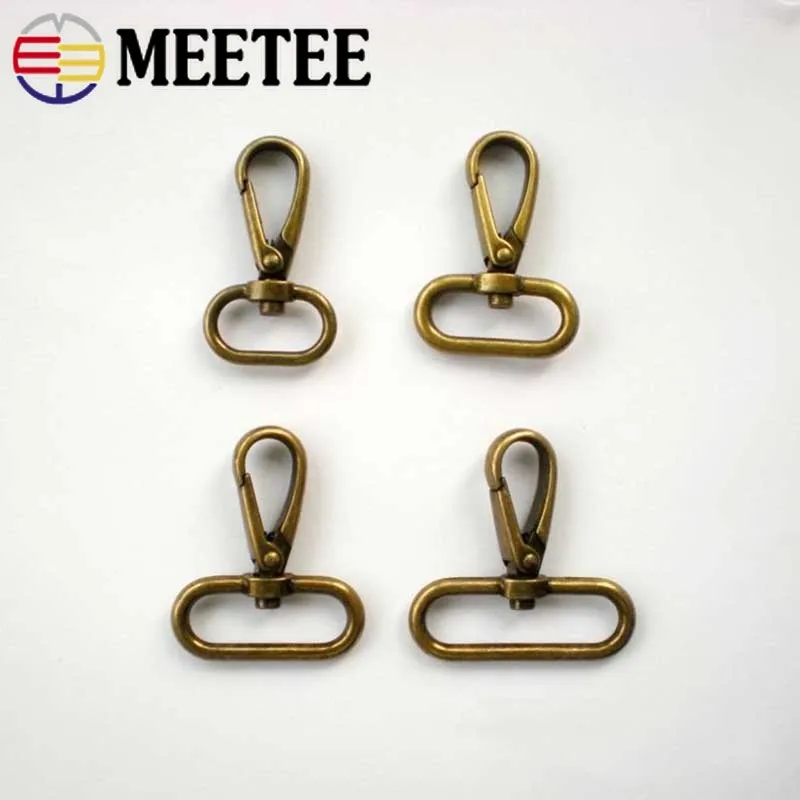 Meetee 5 шт. латунь ползунки Tri-скользит ремень с пряжкой ID20/25/32/38 мм BF208 сумка регулируемое кольцо крюк Аппаратные аксессуары «сделай сам»