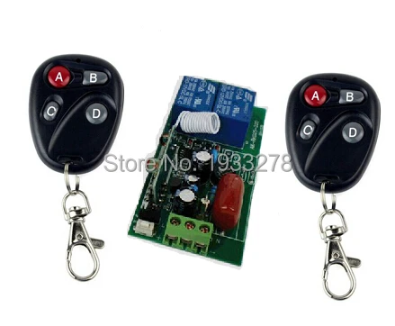 2015 ценный RF беспроводной 220 В пульт дистанционного управления Переключатель 2CH 10A приемник и 2 передатчика 315/433 МГц умный дом переключатель