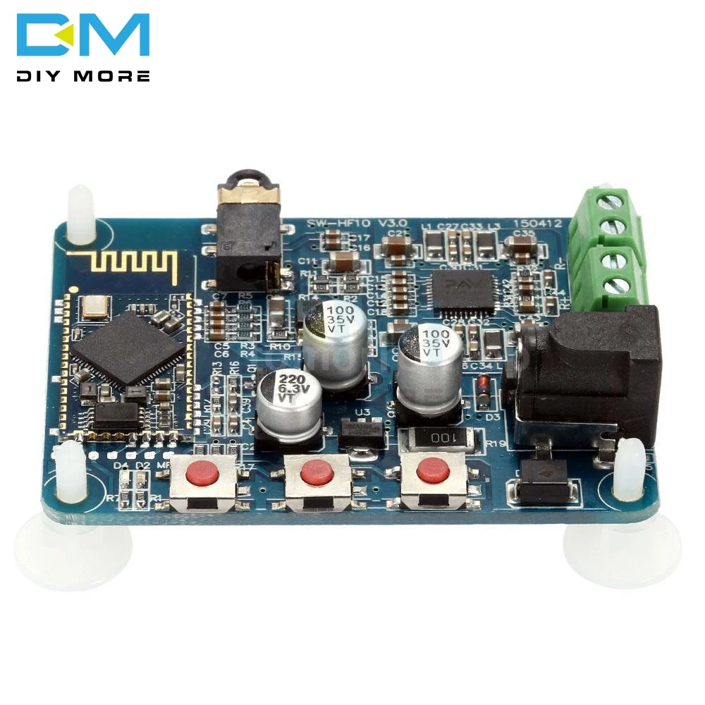 DC 12V Bluetooth 4 0 PAM8610 Аудио приемник стерео усилитель плата 10 Вт 2X10W модуль