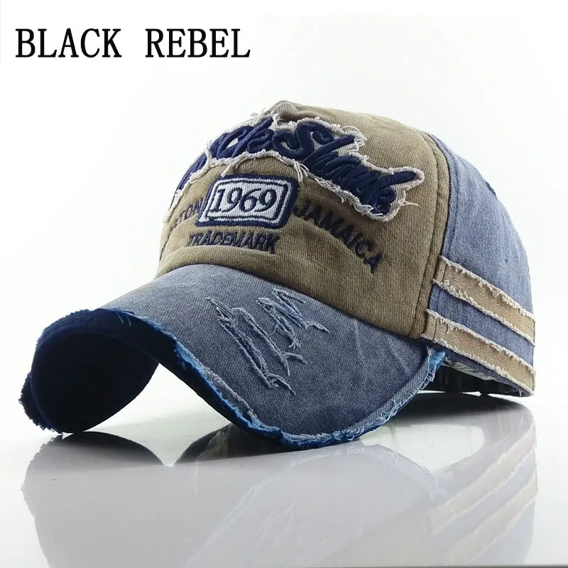 Черный Rebel хорошее качество брендовая Кепка для мужчин и женщин Gorras Snapback кепки