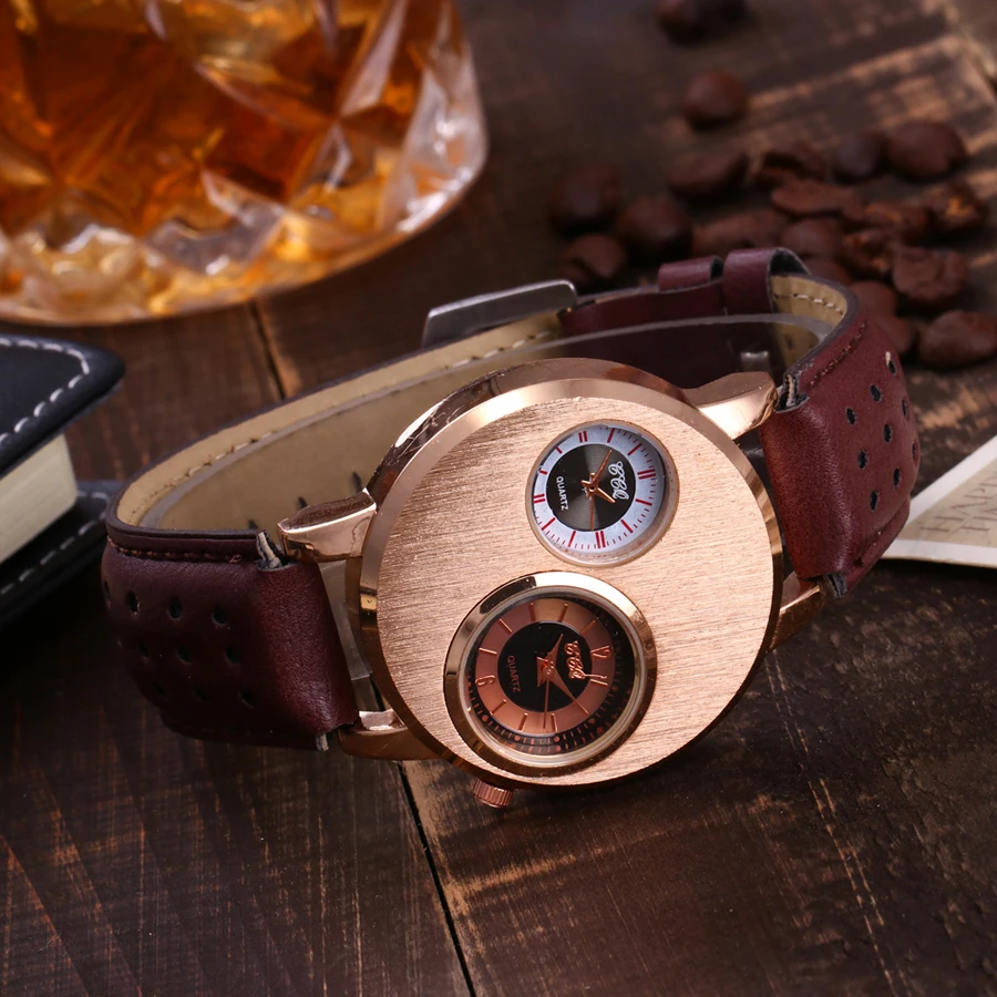 Часы наручные CCQ Мужские кварцевые роскошные спортивные повседневные в стиле