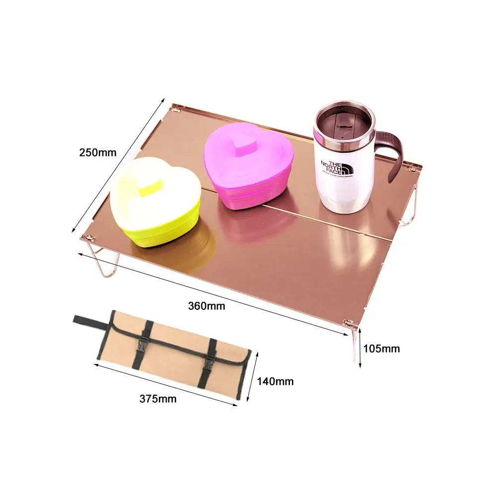 

Outdoor Folding Table Camping Aluminium Alloy Picnic Table Mini Ultra-light Durable Folding Table Desk for Picnic Outdoor Tools