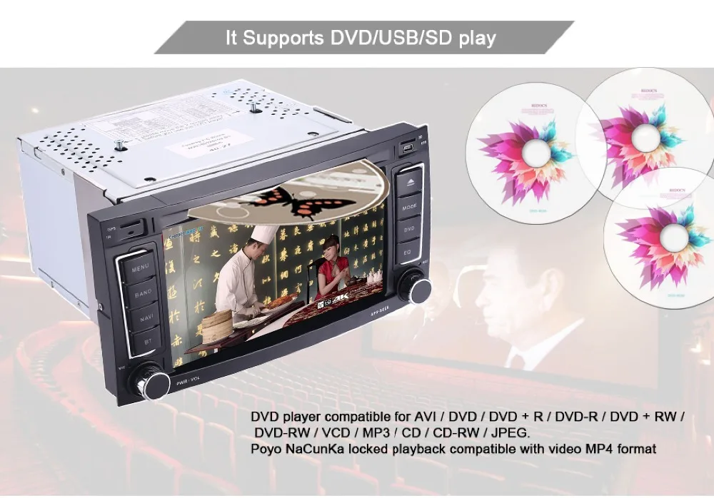 2 din 7 дюймов Автомобильный DVD VW Touareg Multivan(2002-2010) gps 3g Bluetooth Радио RDS USB рулевое колесо Canbus 8G карта камера