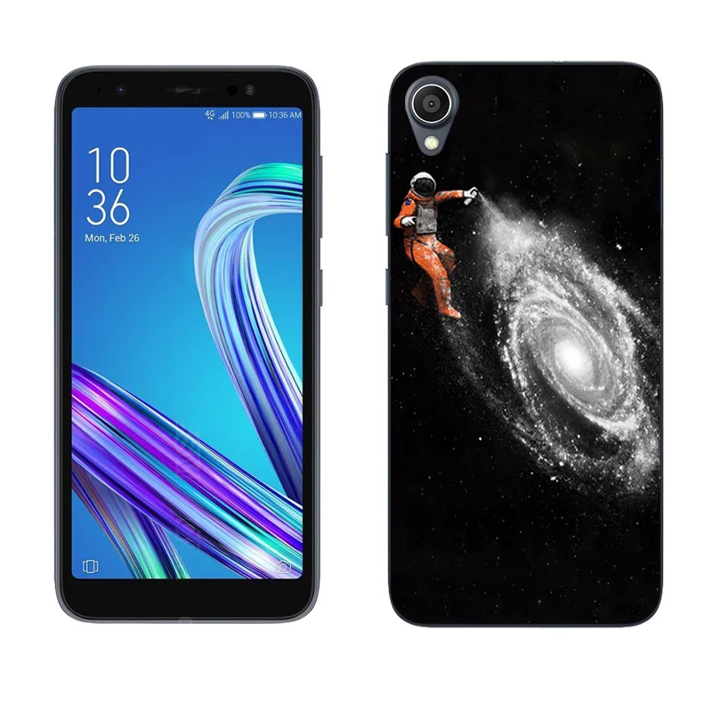 Чехол для Asus ZenFone Live (L1) ZA550KL чехол силиконовый городская жизнь расписанный ASUS