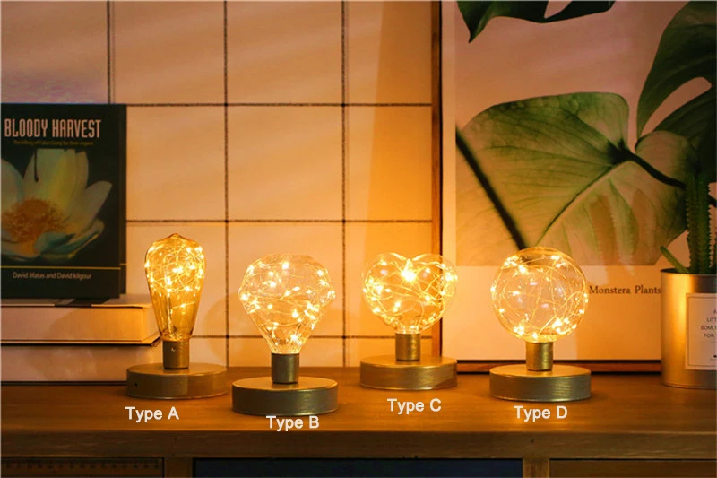New Design Vintage Industrial Decor Table Light Edison Bulb Iron Desk Lamp Retro Home Decor Light Antique Nightlight Art Display