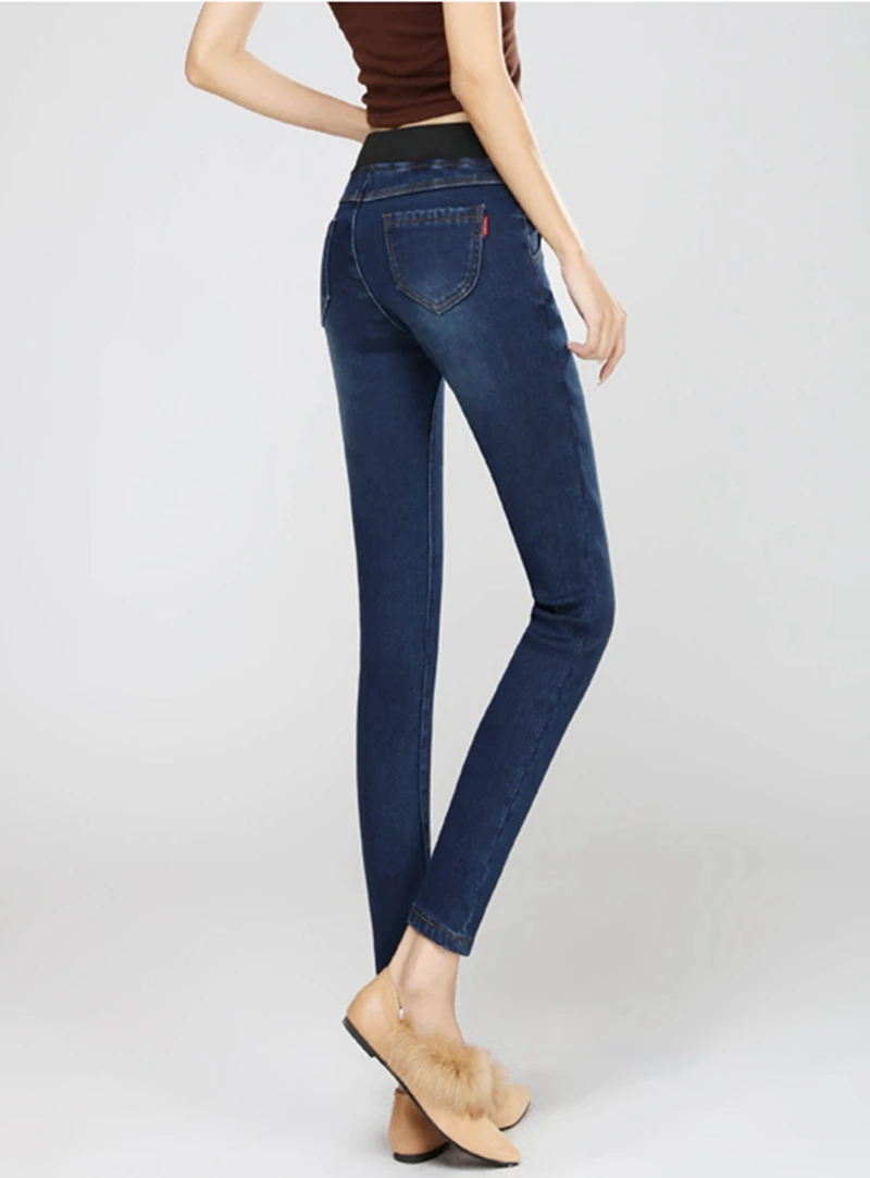 Модные женские узкие брюки утолщенные удобные темпераментные очаровательные