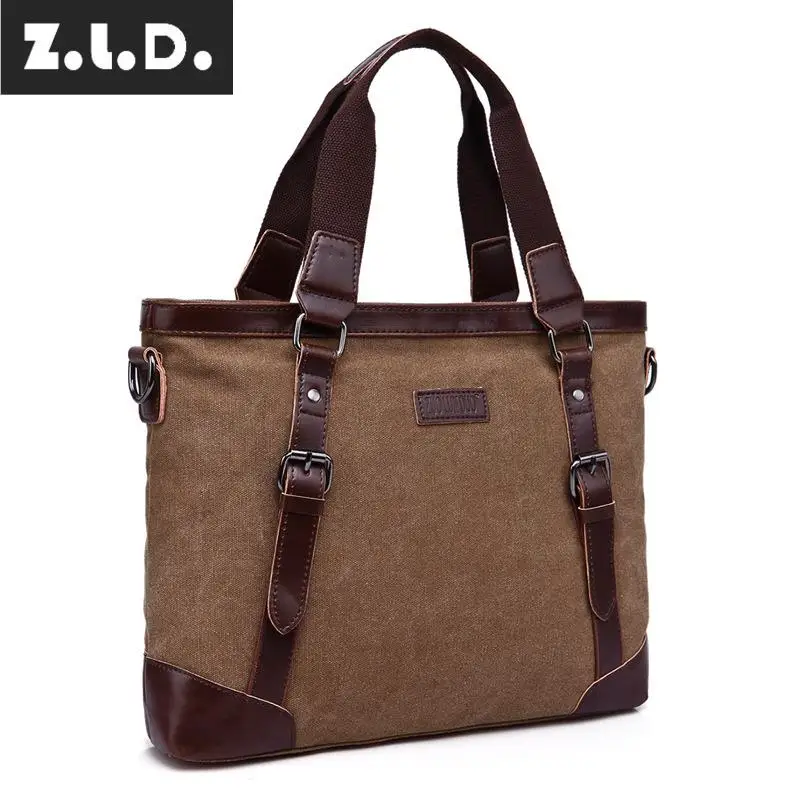 Z.L.D. Деловая модная Холщовая Сумка Женская сумка через плечо классическая