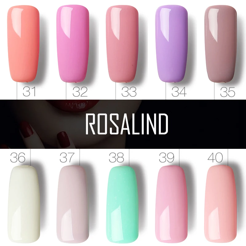 Гель ROSALIND 1 чистый цвет 10 мл 31-58 Гель-лак для ногтей Дизайн гель-лака грунтовка УФ
