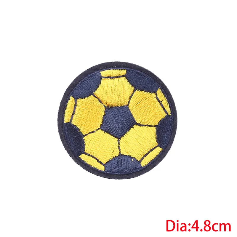 L-PE4306CT DIY PFC ЦСКА Значки для футбольного клуба в Москву вышитые нашивки железные нашивки на одежду Футбольный Мяч Нашивка Спортивная нашивка аппликация H - Цвет: L-PE4306CT