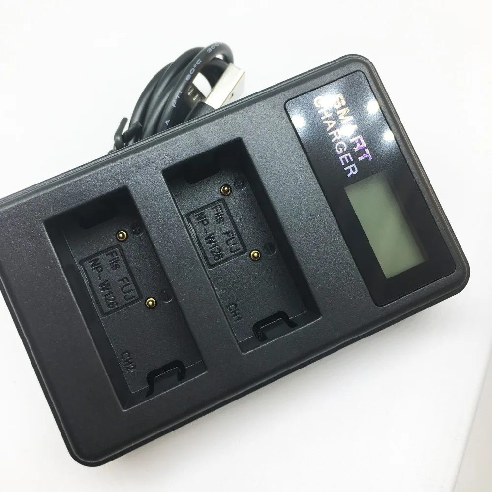 NP-W126 NP W126 LCD USB Charger for Fuji FinePix HS30EXR HS33EXR HS50EXR X-A1 X-E1 X-E2 X-M1 X-Pro1 Camera | Электроника
