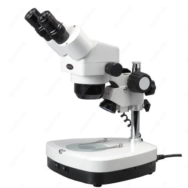 

Стерео бинокулярный микроскоп-AmScope Supply 10X-40X Stereo бинокулярный микроскоп с зумом + двойной Галогеновый