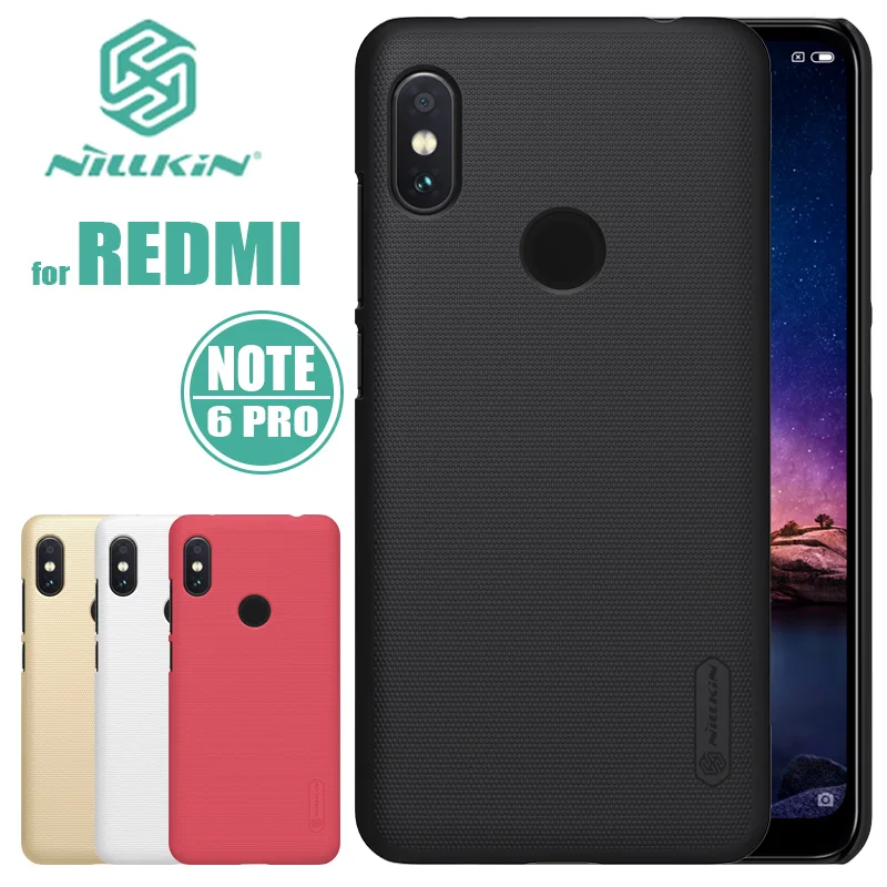 Xiaomi Redmi Note 6 Pro чехол Nillkin супер матовый защитный Жесткий ПК задняя крышка для