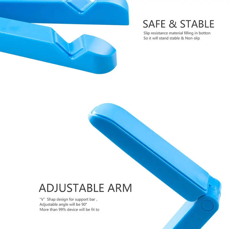 Pushingbest Foldable flat triangular Phone holder Adjustable F1 Tablet PC lazy folding bracke Stand Holder for iphone iPad 2 | Мобильные