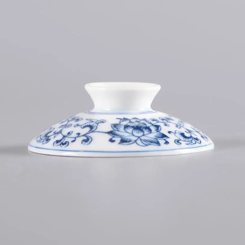 "King tea Mall" Gaiwan tea Tureen "синий и белый Китай" Чайные чашки чайные изделия чайные инструменты чайные наборы подарки 150-170 куб. См