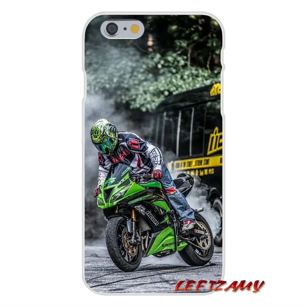 Аксессуары чехлы для телефонов Чехлы дизайн Kawasaki Ninja Zx R спортивный мотоцикл iPhone X