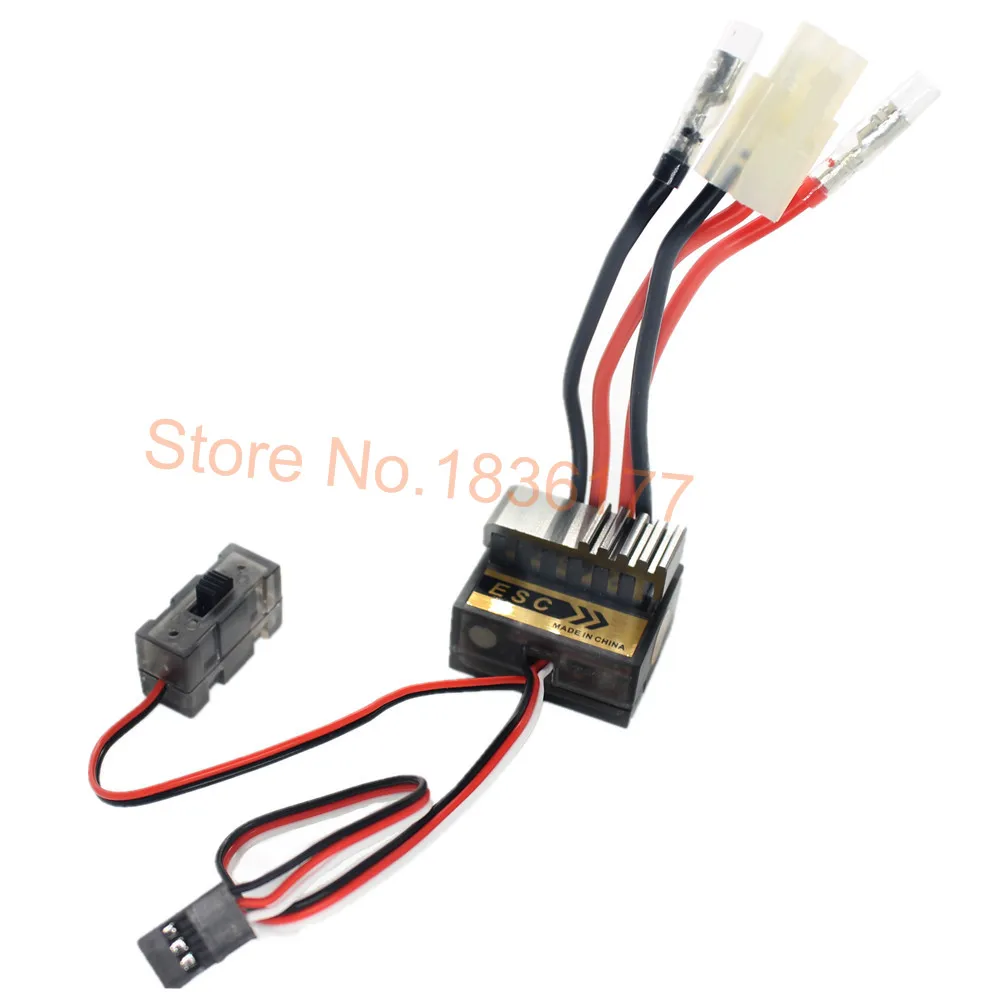 Щеточный контроллер скорости Max 320A с обратным тормозом RC HSP 1/10 1/8 автомобильный