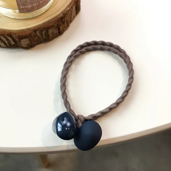 

New Arrival Double Layer Spiral Elastic Hair Bands Hair Accessories for Women Double Heart Decoration