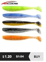 Amlucas рыболовные приманки Swing Impact Swimbait 8 шт. 75 мм 2,7 г мягкие приманки искусственные приманки для рыбалки на карпа приманка для окуня рыболовные снасти WW87