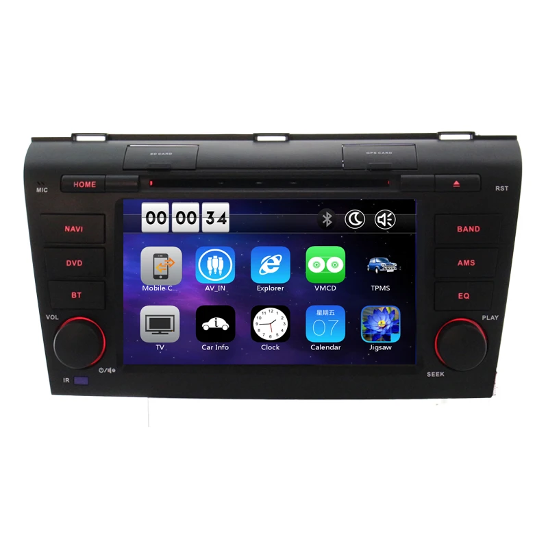 Автомобильный DVD-плеер для Mazda 3 2004 2005 2006 2007 2008 2009 с GPS-навигацией картой радио Видео