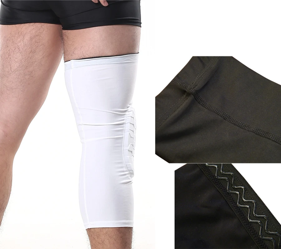 1 Пара Противоскользящие наколенники для баскетбола с длинным рукавом XL| |