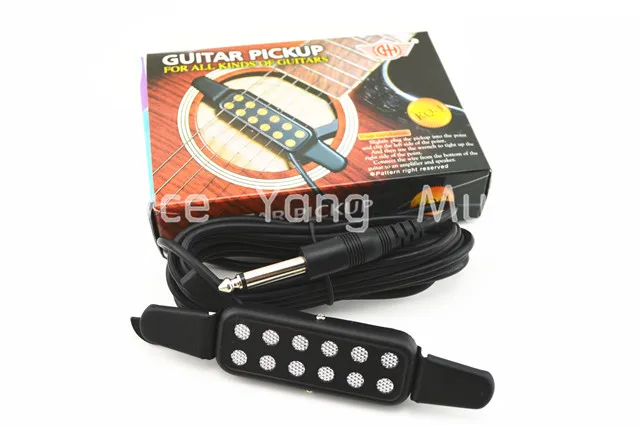 QH KQ-3 Acoustic Guitar Pickup Wire Amplifier Speaker Pickups Free Shipping | Спорт и развлечения