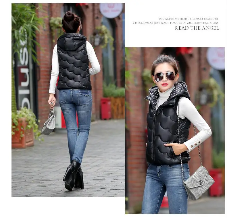 thickening then other seller new arrived vest female cotton down waistcoat outerwear free shipping |