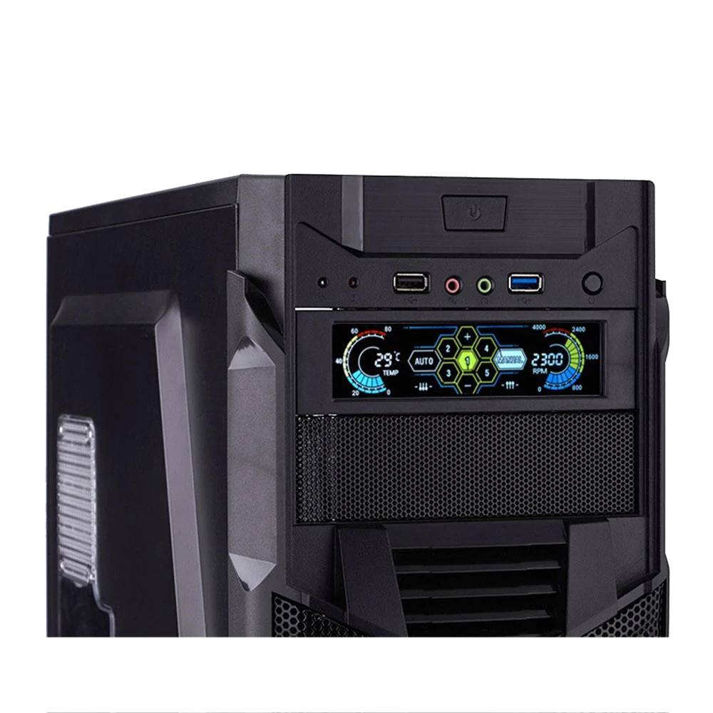 STW контроллер вентилятора LCD сенсорный экран пластик 5 25 дюймов Bay фронтальная