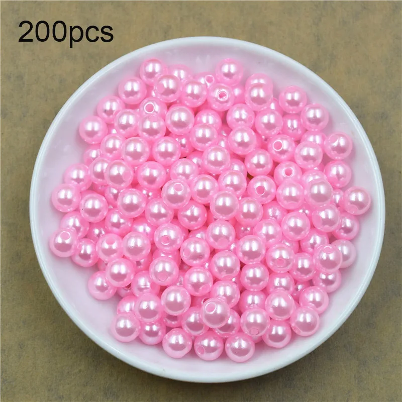 200PCS pink 15/20 см пены розовой мишкой пресс-форм собака удачи пресс-форм, имитация жемчуга, медвежонок "сделай сам", подарок на день Святого Валентина, свадебное украшение дома - Цвет: 200PCS pink