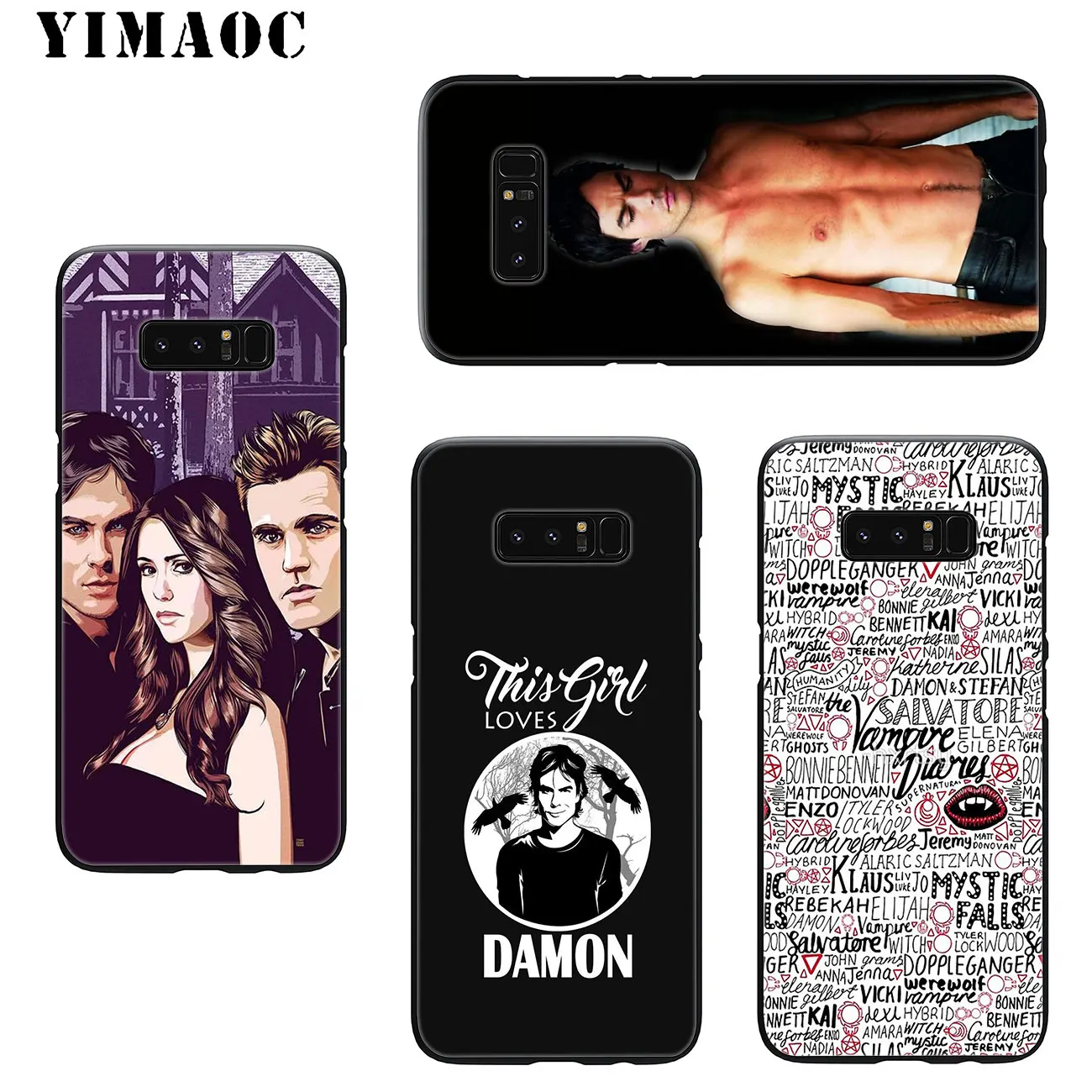 YIMAOC Дневники вампира Йен Сомерхолдер мягкий чехол для телефона Samsung Galaxy S20 Ultra S10