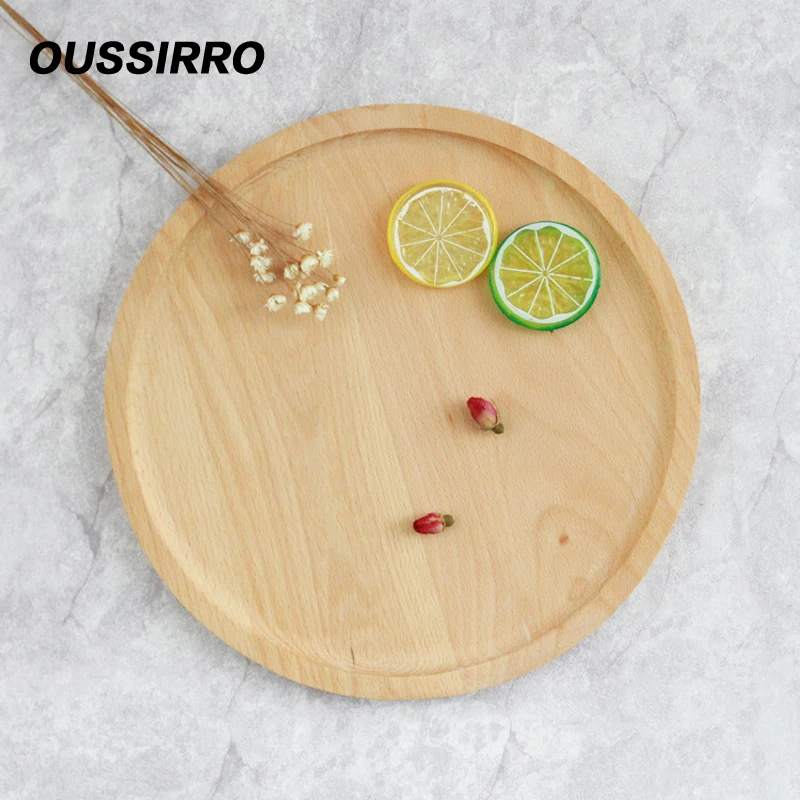 1 шт. японские произведения деревянные фрукты десерты блюдо круглая деревянная