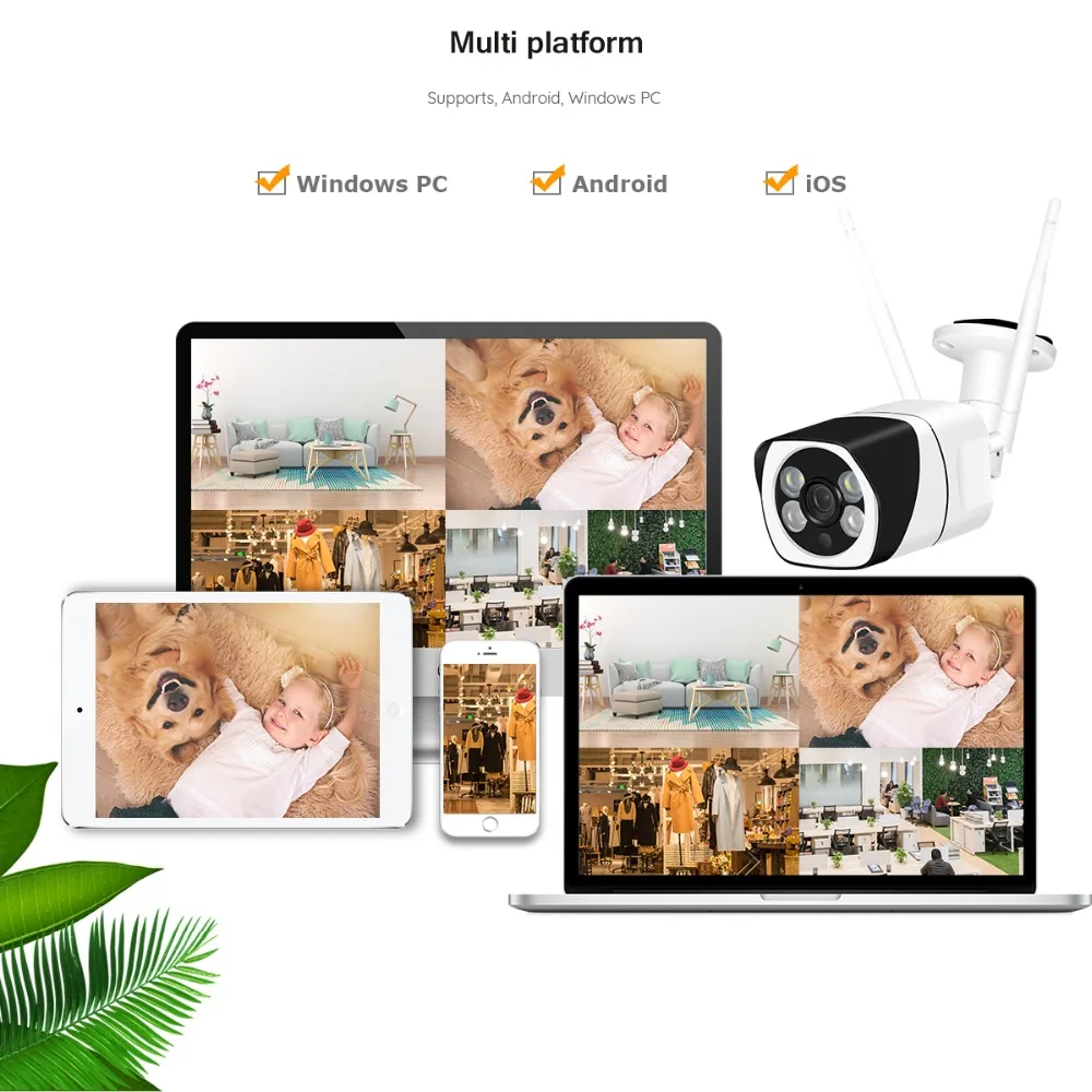 BESDER Wifi 1080P IP камера домашняя беспроводная безопасности Поддержка ночного видения