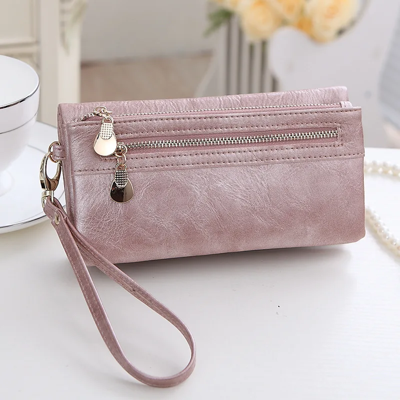 Женский Длинный кошелек Beibei винтажный дизайнерский клатч на молнии