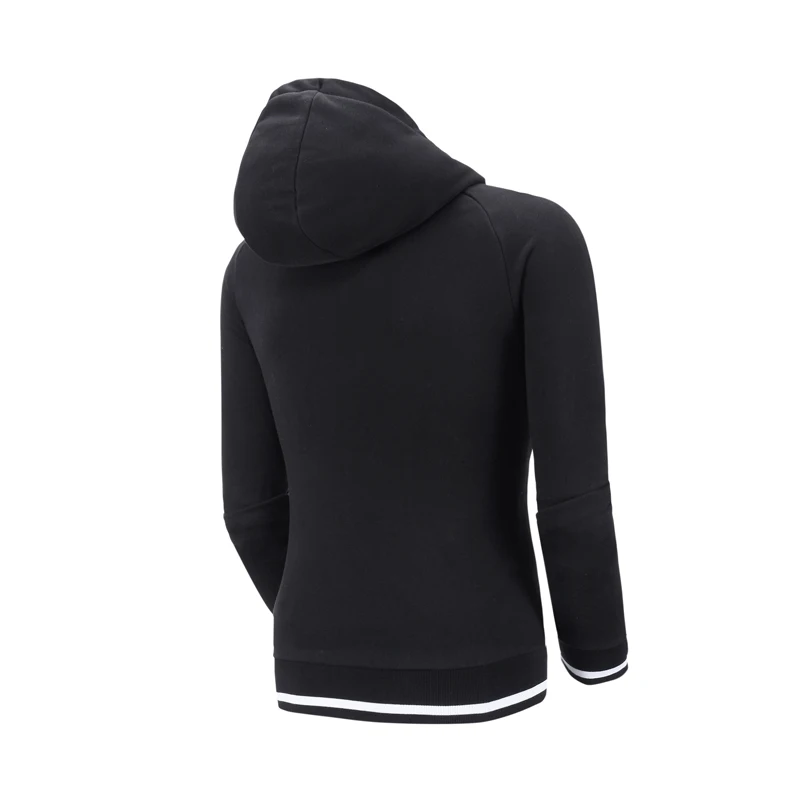 Li-Ning Мужская серия бадминтон толстовка с капюшоном на молнии флисовая 65% хлопок 35%