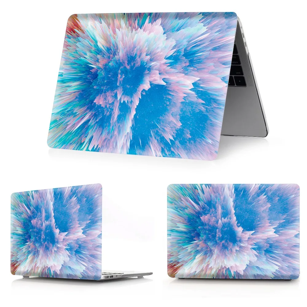 EQHTX цветной чехол с принтом листьев для Apple MacBook Air Pro Retina 11 12 13 3 15 4 дюймов Сенсорная панель новый дюймов|Сумки и