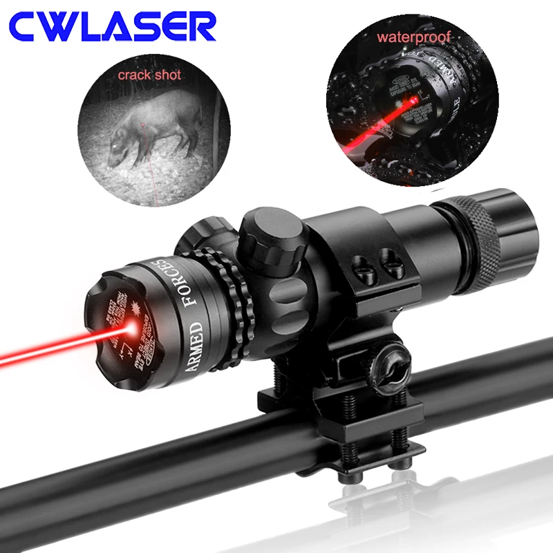 CWLASER 5 мВт 532нм зеленый/650нм Красный лазерный прицел с креплением на рельс и ствол