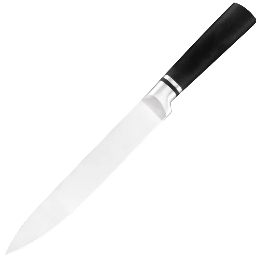 8 slicing Дамасский немецкий шеф-повара кухонные ножи из нержавеющей стали кухонный нож 3Cr13mov острое лезвие нож слайсер Santoku сашими ножи Набор - Цвет: 8 slicing