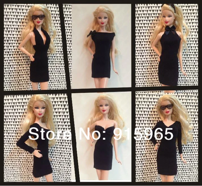 2014 Новое поступление ручной работы классическое модное черное платье костюм для