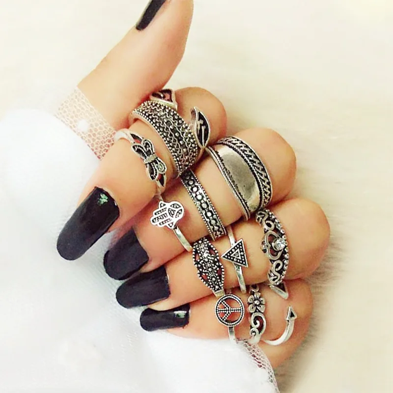 WLP модные треугольные кольца из камней правильной геометрической формы в форме