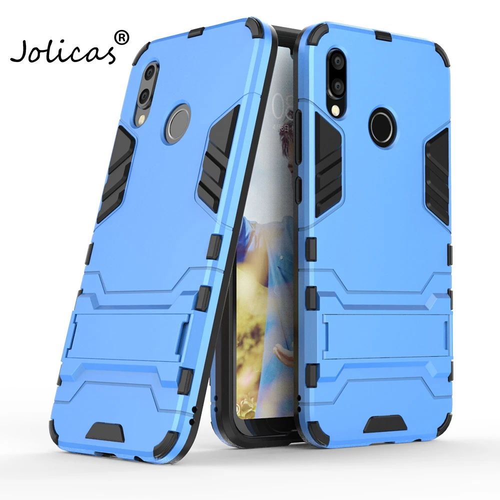2018 новый телефон чехол для huawei P20 lite Броня Жесткий Kickstand задняя крышка P20lite Coque 4 ГБ