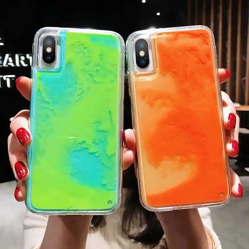 Светящиеся Чехлы для iPhone 12 Mini XS 11 Pro Max XR X 6 6S 7 8 Plus SE 2020 светящиеся в темноте