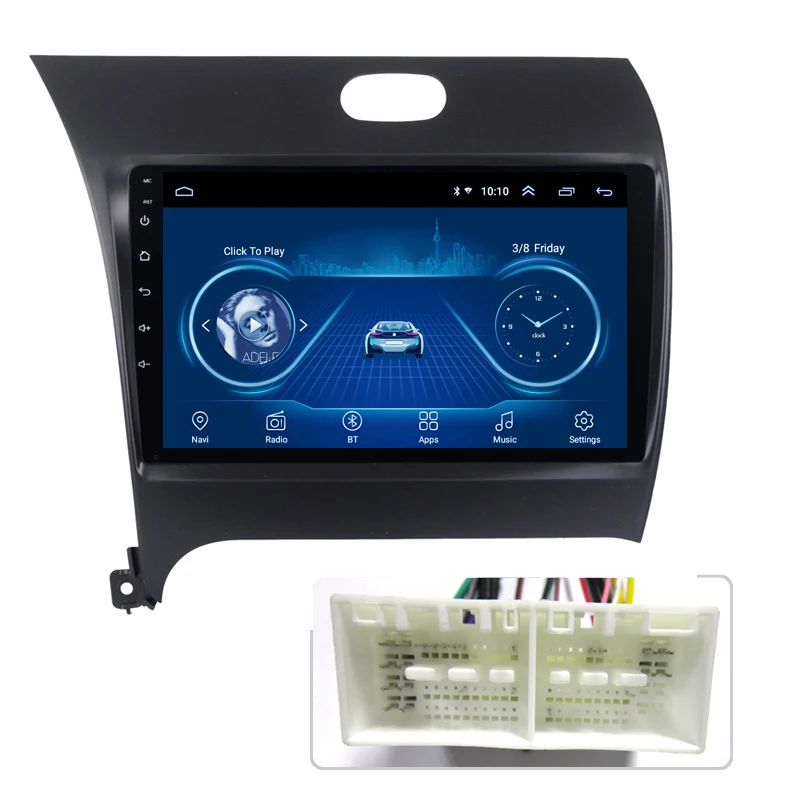 9 дюймов HD светодиодный полный сенсорный экран Android 8,1 gps навигация для Kia k3 2013- стерео система с Bluetooth - Цвет: Option 2