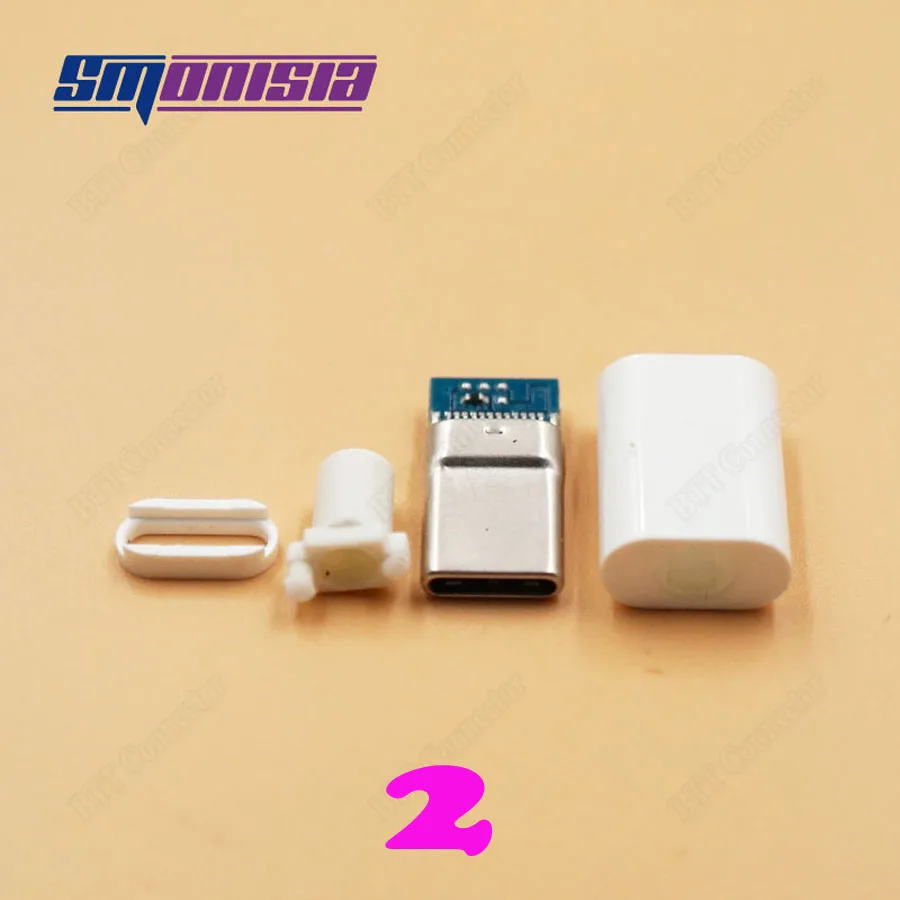 7 моделей 35 шт./лот USB 3 1 2 0 Type C Штекерный разъем Micro USB-C 4 в разъемы PCB для телефона