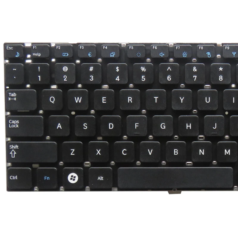 gzeele english keyboard for samsung np rc528 rc530 q530 q560 laptop keyboard us without frame black brand new black hot selling free global shipping