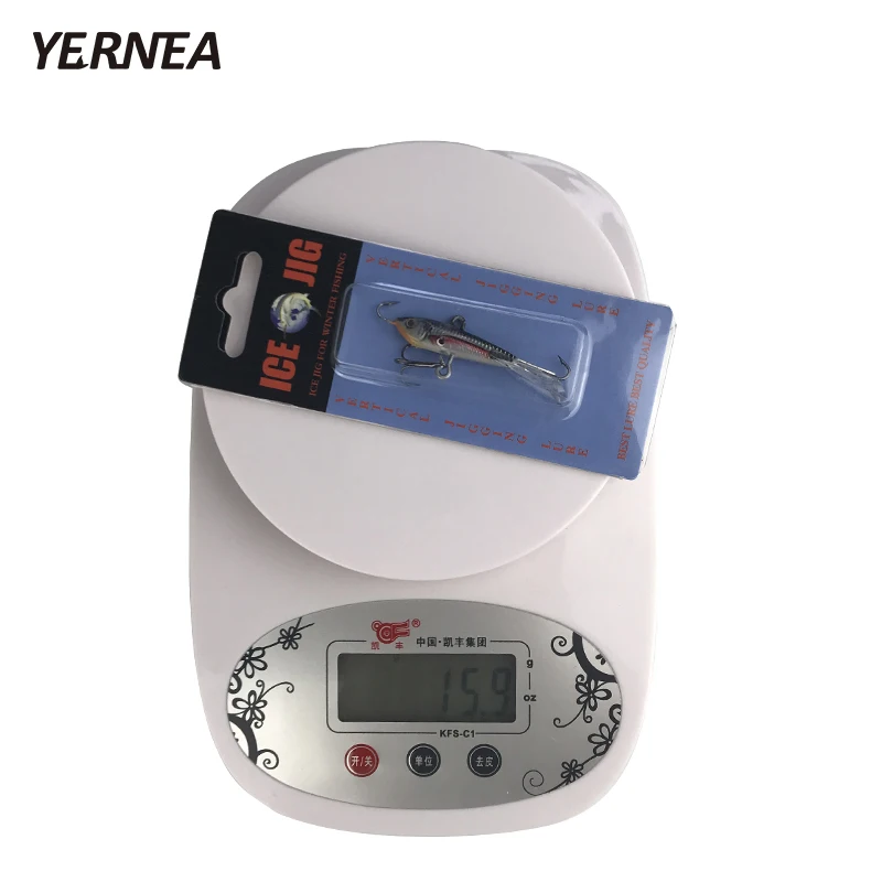 Yernea 4 шт./лот 6 см приманка для зимней рыбалки Мормышка льда крючки ловли карпа