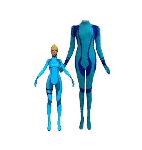 Metroid Zero Mission Samus костюм Aran лайкра спандекс Zentai для женщин и девушек | Тематическая
