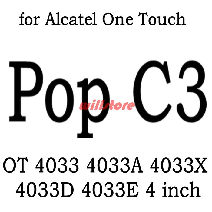 Закаленное Стекло Экран Защитная пленка для Alcatel One Touch Pop 2 3 4 4+/C3 C5 C7 C9/Idol 3 4 4S 4,7/Pixi 3 4 3,5 4 4,5 5 5,5 6 - Цвет: Alcatel Pop C3